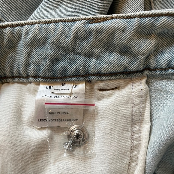 Les Coyotes De Paris Joy Denim Skirt Light Wash Size 38 - Picture 8 of 11